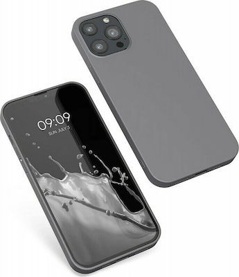 KWmobile Silicone Back Cover Titanium Grey (iPhone 13 Pro Max)