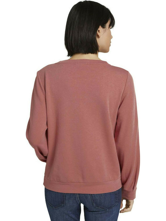 Tom Tailor Women's Sweatshirt Pink