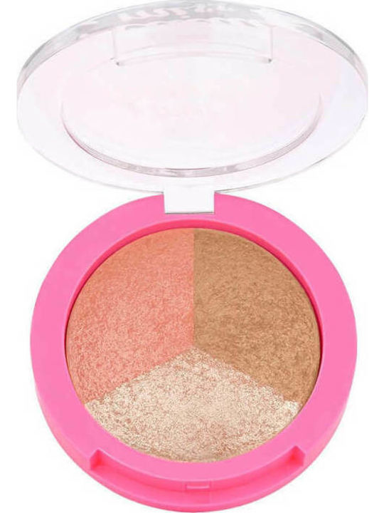 Golden Rose Miss Beauty Glow Baked Παλέτα Μακιγιάζ για το Πρόσωπο