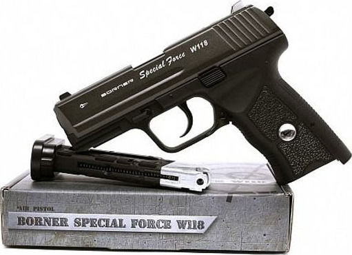 Borner Pistol cu Aer CO2 Special Force W118 4,5 mm Recul 4.5mm