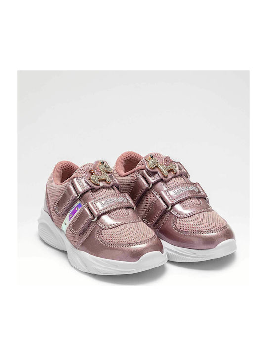 Lelli Kelly Παιδικά Sneakers LK4848 με Σκρατς & Φωτάκια για Κορίτσι Ροζ