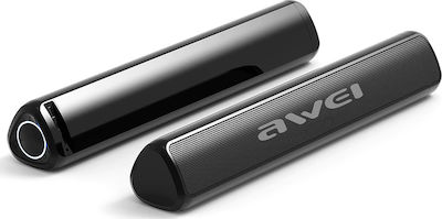 Awei Y333 Bluetooth Speaker 10W with Radio and Battery Life up to 3.5 hours Black