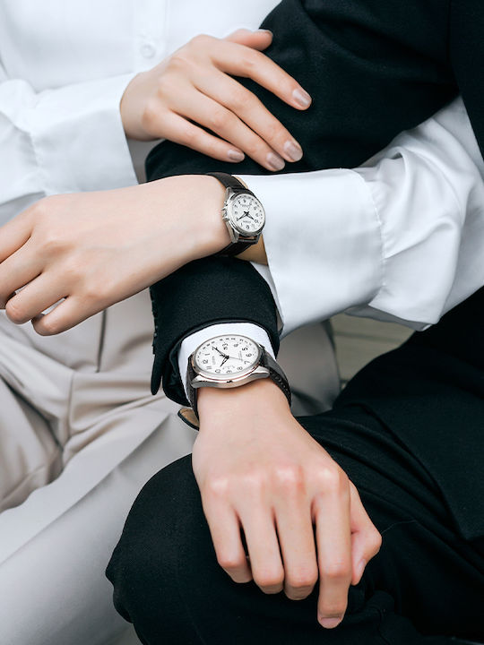 Citizen Ρολόι Eco - Drive με Δερμάτινο Λουράκι Citizen Ρολόι Eco - Drive με Δερμάτινο Λουράκι