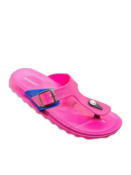 Mitsuko Kinder Flip Flops Fuchsie