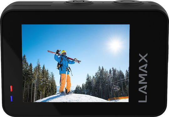 Lamax W9.1 Екшън камера 4K Ultra HD Водоустойчива (с Калъф) с Тъчскрийн 2" и Wi-Fi Черна