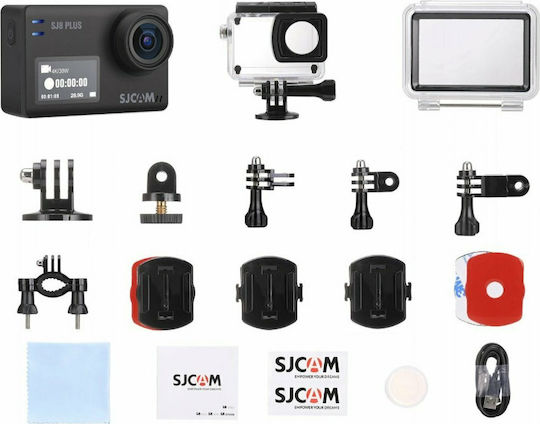 SJCAM SJ8 Plus 128GB Action Camera 4K Ultra HD Underwater (with Case) Standard with Touch Screen 2.33" and Wi-Fi Black