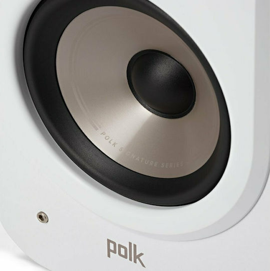Polk Audio S20 Двойка Hi-Fi Говорители Bookself 125W 2 Брой шофьори Ш21.59xД35.05xВ37.59см. Бял