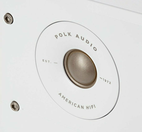 Polk Audio S20 Двойка Hi-Fi Говорители Bookself 125W 2 Брой шофьори Ш21.59xД35.05xВ37.59см. Бял