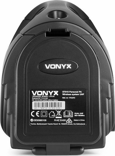 ST016 178.872 Αυτοενισχυόμενο Ηχείο PA 130W με Woofer 6.5" 32x18x21.5εκ.