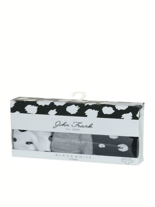 Women's Slip 3Pack Grey/White/Black
