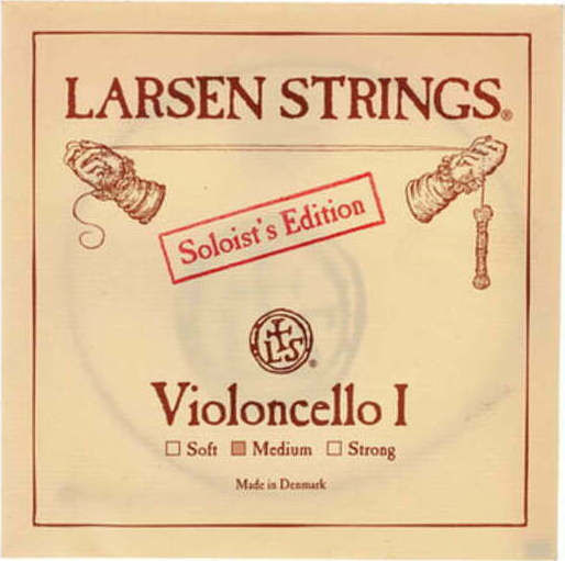 Larsen Single Steel String for Cello 4/4 Original Cello Soft 4/4 A (La)
