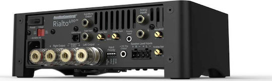 AudioControl Rialto 400 Leistungsverstärker Hi-Fi-Verstärker Stereo 200W/4Ω 100W/8Ω Schwarz