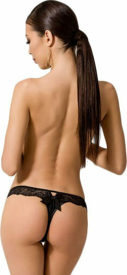 Passion Naja Femei Sexy Șir de caractere Black