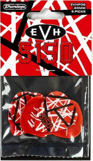 Dunlop Picks Guitar EVH 5150 Pick Thickness 0.60mm Set 6pcs