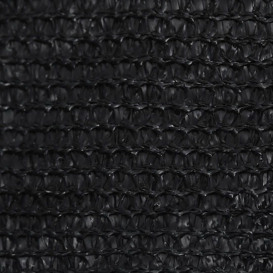 vidaXL Τριγωνικό Πανί Σκίασης Μαύρο 2.5x3.5x2.5m από HDPE vidaXL Τριγωνικό Πανί Σκίασης Μαύρο 2.5x3.5x2.5m από HDPE
