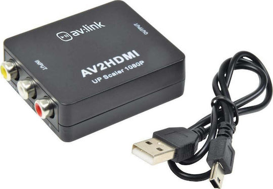 AvLink RCA Weiblich zu HDMI Weiblich Konverter 1 Stück 128.511UK