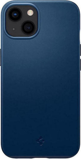 Spigen Thin Fit Plastic Back Cover Durable Navy Blue (iPhone 13)