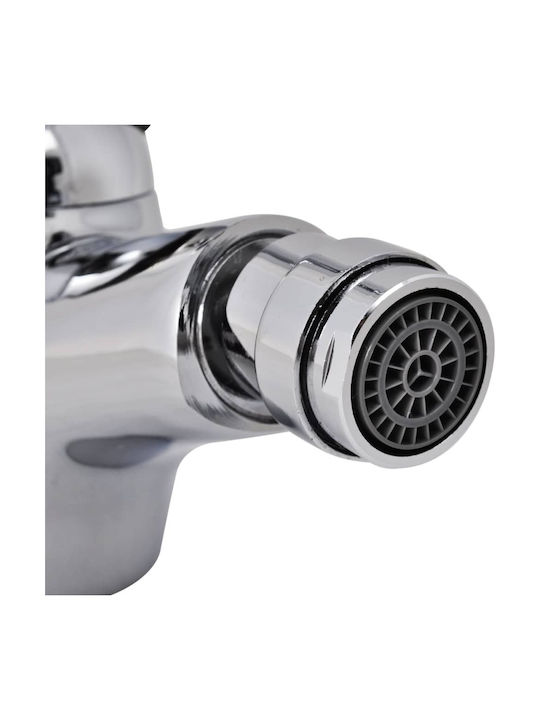 vidaXL Baterie Bidet Argintiu