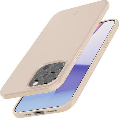 Spigen Thin Fit Umschlag Rückseite Silikon 1.55mm Beige (iPhone 13 Pro Max) ACS03195