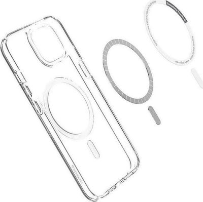 Spigen Ultra Hybrid MagSafe Compatible Umschlag Rückseite Silikon 2mm Weiß (iPhone 13 Mini) ACS03322