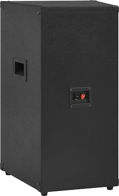 vidaXL Παθητικό Ηχείο PA Επαγγελματικό Hifi Μαύρο 1200W με Γούφερ 15" σε Μαύρο Χρώμα