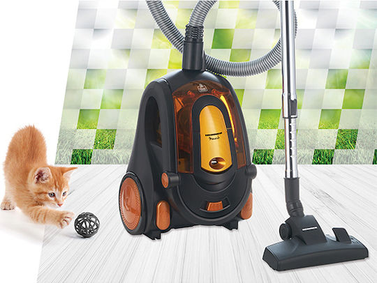 Heinner HVC-V800BK Vacuum Cleaner 800W Bagless 2.2lt Orange