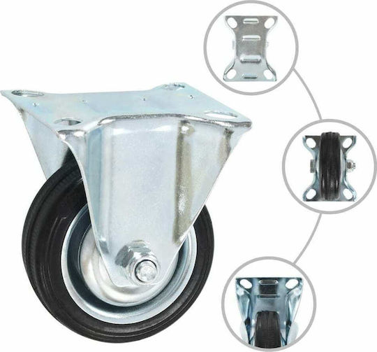 vidaXL 278037 Rotating Wheels from Rubber 12 Pieces 75mm