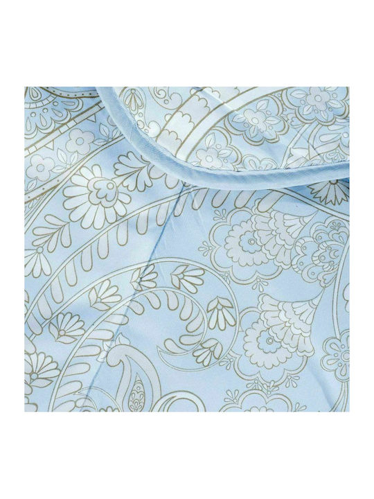 Das Home Quilt Queen with Microfiber Filling 220x240cm 4785 Light blue / Beige