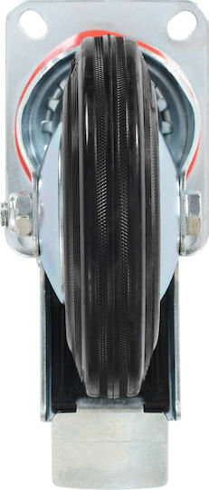 vidaXL 277991 Räder Drehend aus Gummi 8 Stück 75mm