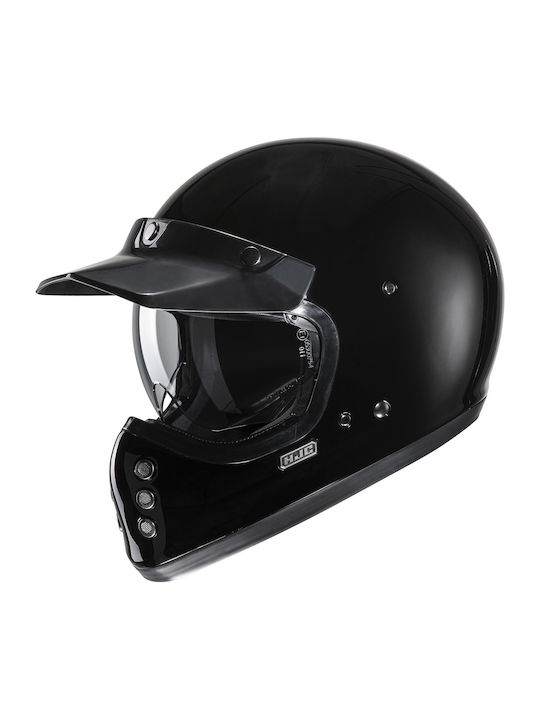 HJC V60 Black Motorcycle Helmet Full Face ECE 22.06 with Sunvisor KR4268