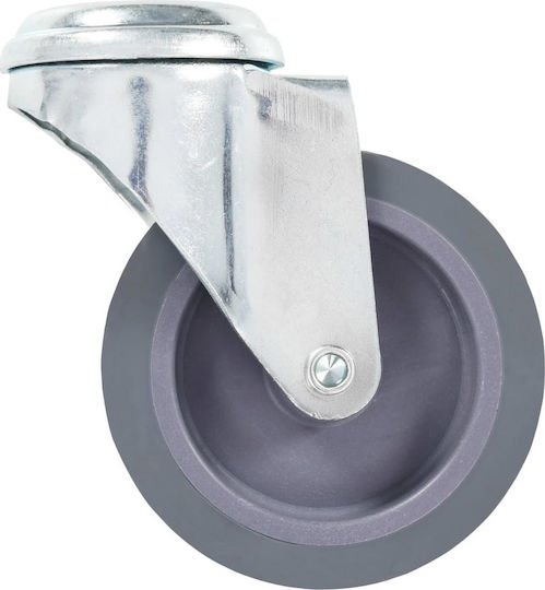 vidaXL 143424 Räder Drehend aus Gummi 4 Stück 75mm