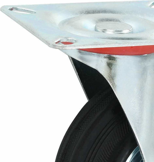 vidaXL 277971 Räder Drehend aus Gummi 8 Stück 125mm