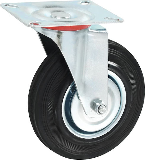 vidaXL 277971 Räder Drehend aus Gummi 8 Stück 125mm