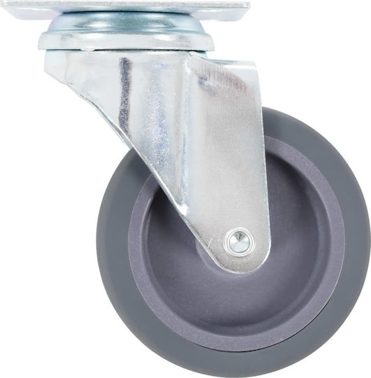 vidaXL 24 Pieces Rotating Wheels Made of Rubber 75x65mm