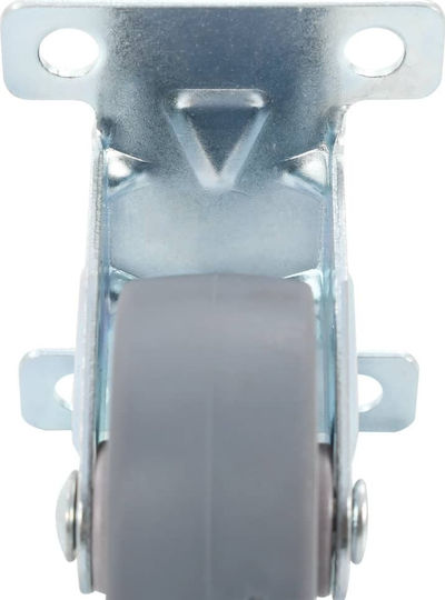 vidaXL Rubber Fixed Wheels 12 Pieces 50mm