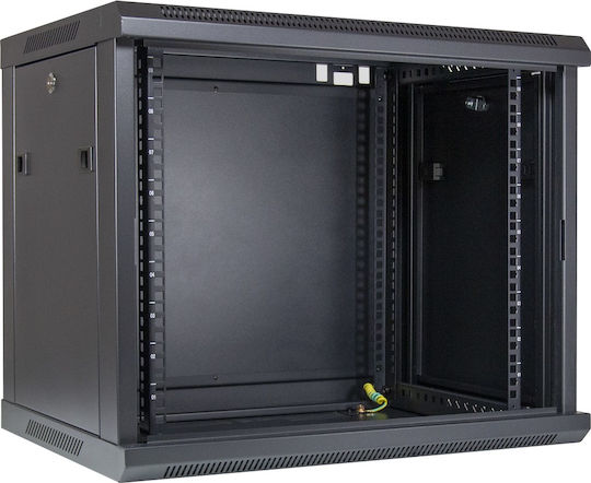 Inter-Tech Επιτοίχια καμπίνα 9U 600x450x500mm Μαύρο