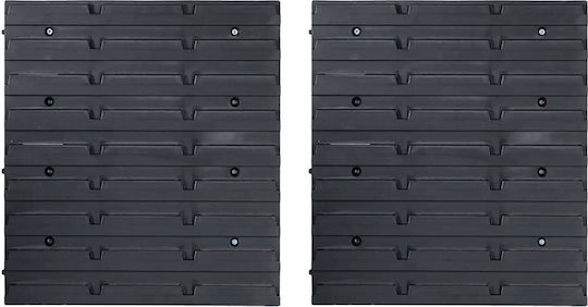 vidaXL Plastic Tool Bin Organiser W35xD38.2cm 71pcs