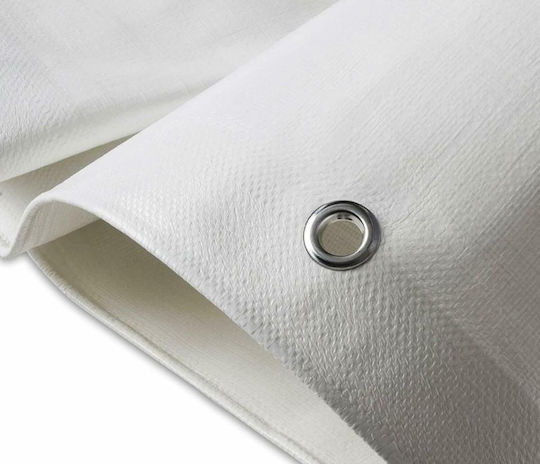 Dalimond Waterproof Tarpaulin 250gr/m² 6x8m. Heavy Duty White