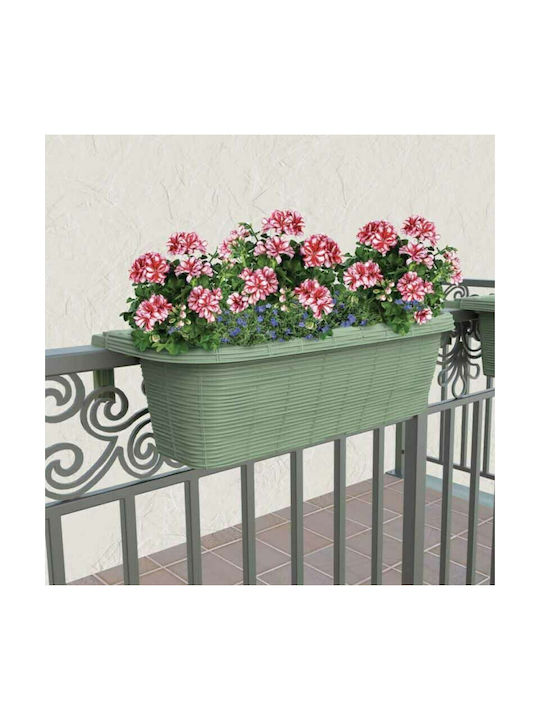 Bama Planter Box Hanging 60x18.5cm in Green Color 30310