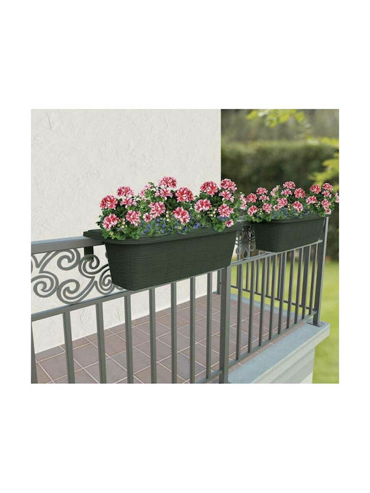 Bama Planter Box Hanging 60x18.5cm in Black Color 30311