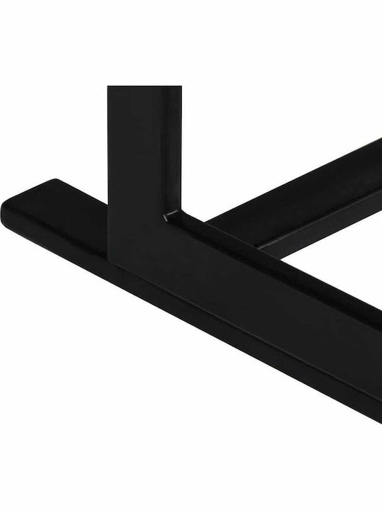 Outdoor Chair Wooden Black 102x55x83cm