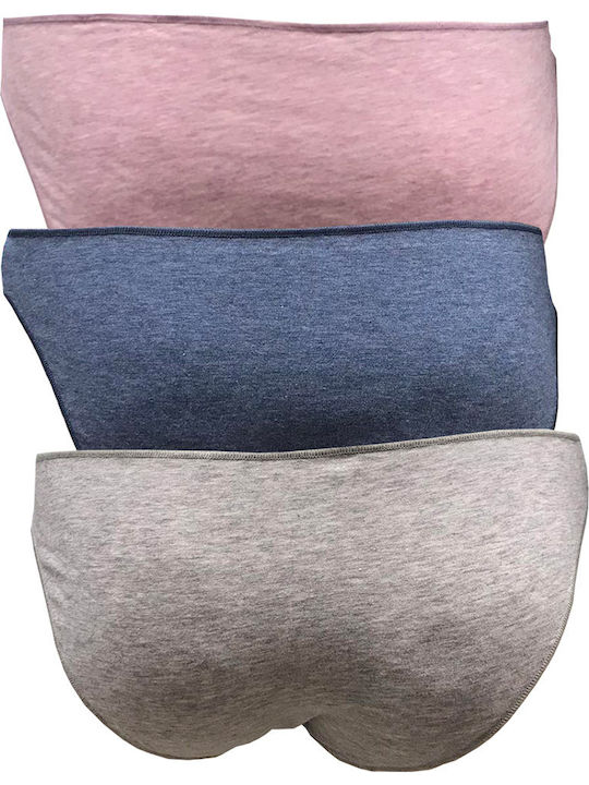 Cotonella Cotton Women's Slip 3Pack Gray