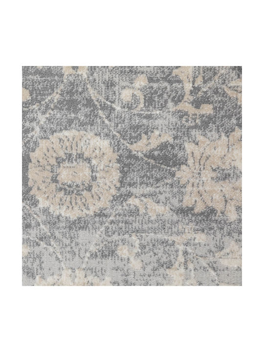 Ezzo 7383ACD Modern Bedroom Rug Set Venice Gray 3 Pieces