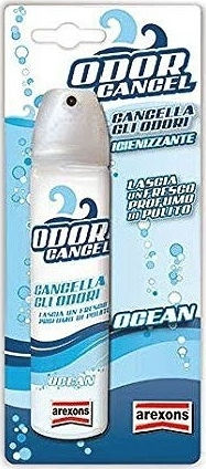 Arexons Αρωματικό Σπρέι Αυτοκινήτου Odor Cancel Ocean 75ml