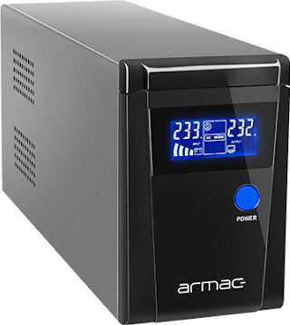 Armac O/650F/PSW UPS Line-Interactive 650VA 390W with 2 Schuko Power Plugs