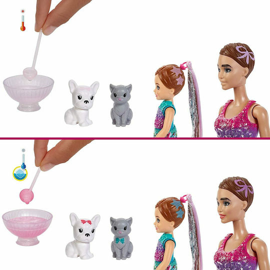Barbie Holiday Set Doll Set Color Reveal for 3+ years+ Years 32cm
