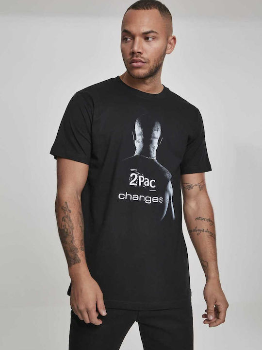 Mister Tee Changes T-shirt Μαύρο Βαμβακερό Mister Tee Changes T-shirt Μαύρο Βαμβακερό