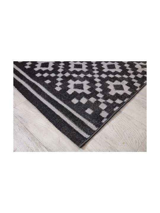 Ezzo Chroma B528BJ8 Round Rug D. Grey / L. Grey 4-B528BJ8-GG