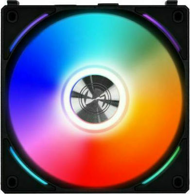 Lian Li UNI Fan AL Case Fan 120mm με RGB Φωτισμό και Σύνδεση 4-Pin PWM 3τμχ