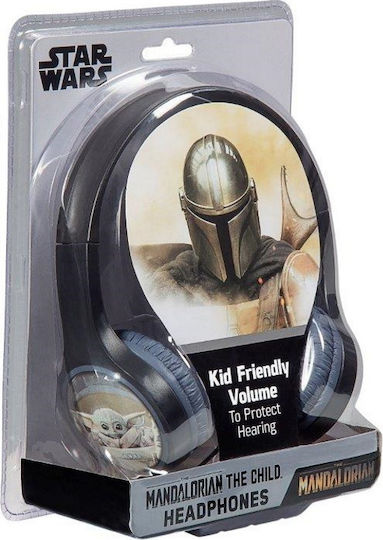 eKids Star Wars Mandalorian Ενσύρματα Παιδικά On Ear Ακουστικά Navy Μπλε